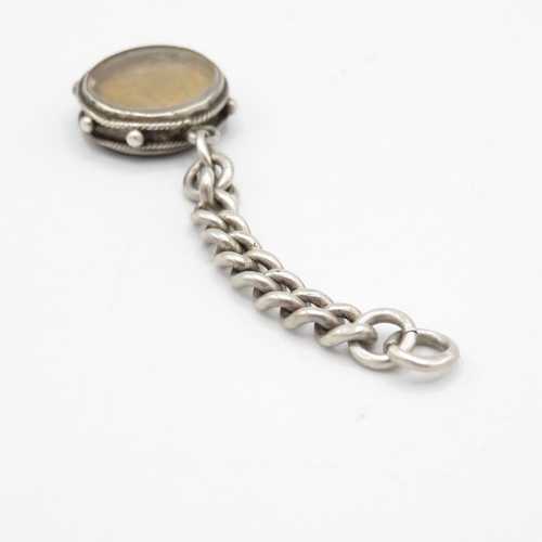 384 - HM silver fob charm  7.5g