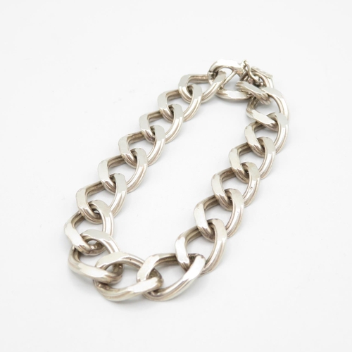 424 - Chunky HM silver bracelet 34g