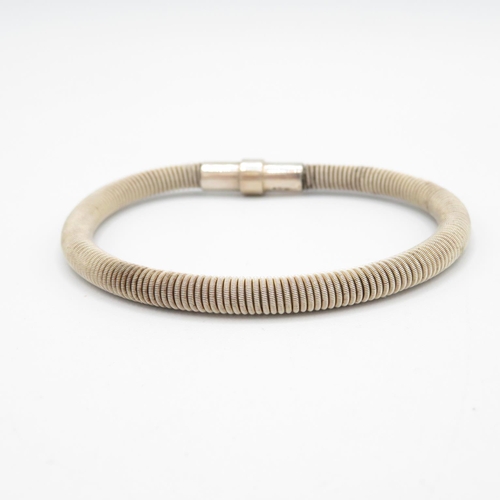 425 - HM silver magnetic bracelet   21.5g