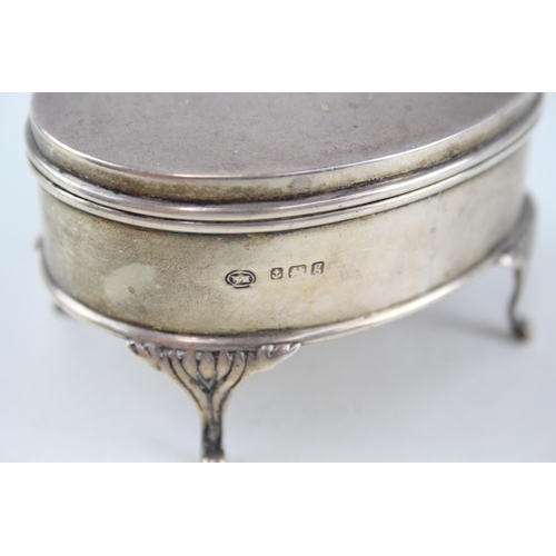 391 - Antique Edwardian 1906 Birmingham Sterling Silver Trinket / Jewellery Box (68g)