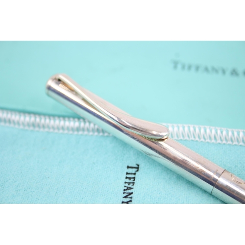 438 - TIFFANY & CO. x Elsa Peretti .925 Sterling Silver Ballpoint Pen / Biro (26g)