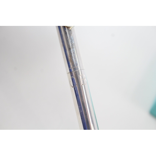 438 - TIFFANY & CO. x Elsa Peretti .925 Sterling Silver Ballpoint Pen / Biro (26g)