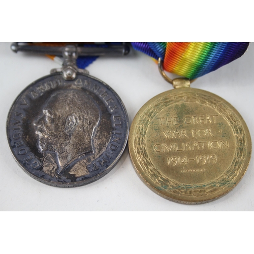 455 - Boxed WW II Medal Pair. Named. 30719 PTE. T. Milbourne. Bord. R.