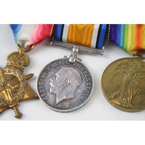 457 - WW1 Navy Long Service Medal Group Mounted T3039 T.Guy Sto R.N.R 23120