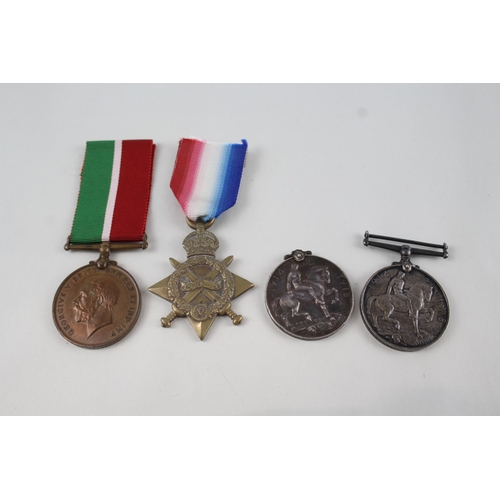 462 - WW1 Medals Named War F15846 A.W. Ashling ACF A.M.I