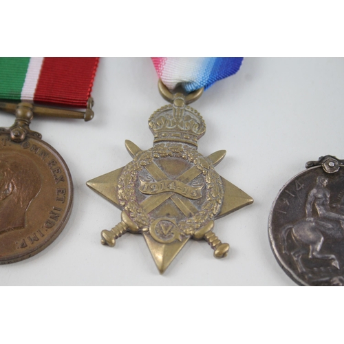 462 - WW1 Medals Named War F15846 A.W. Ashling ACF A.M.I