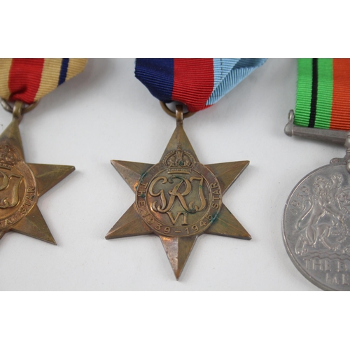 473 - Boxed WW2 Army Medal Group inc Africa Italy Stars