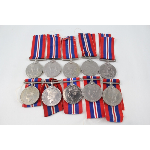 476 - WW2 War Medals & Ribbons x 10