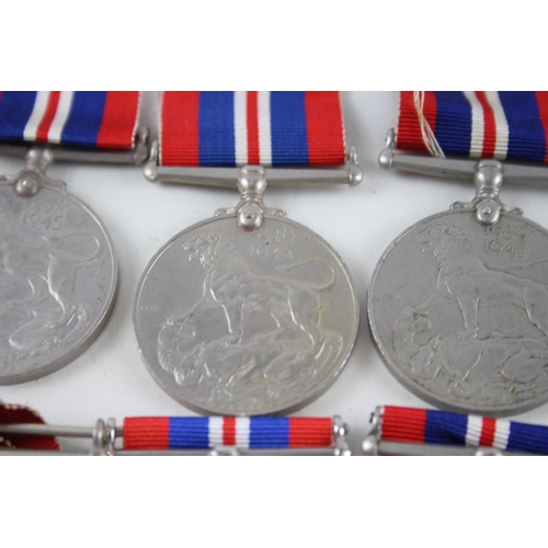 476 - WW2 War Medals & Ribbons x 10