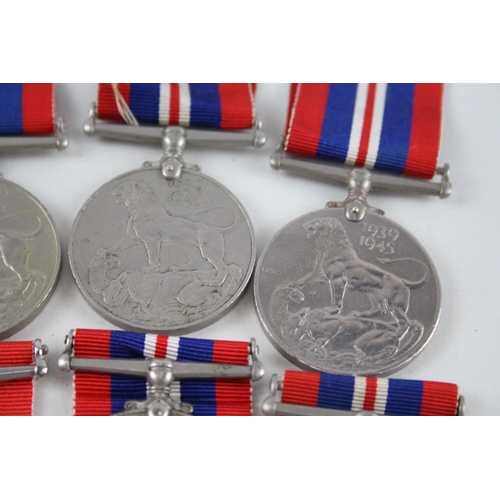 476 - WW2 War Medals & Ribbons x 10