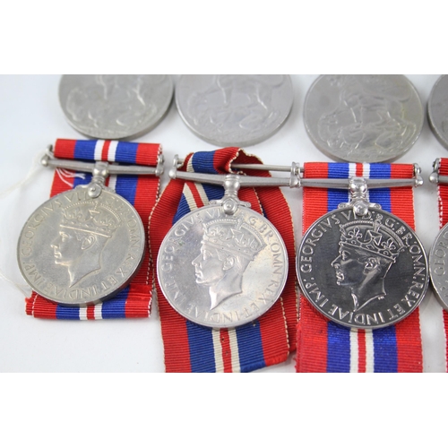 476 - WW2 War Medals & Ribbons x 10