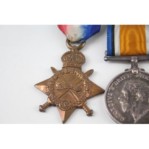 478 - Mounted WW1 1914-15 Star Trio Named SS-22309 Pte S.May A.S.C