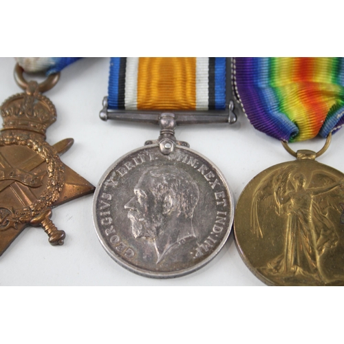 478 - Mounted WW1 1914-15 Star Trio Named SS-22309 Pte S.May A.S.C