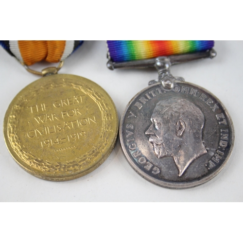 479 - WW1 Medal Pair Named 4787 Pte B.W Bavier 5th London Regt