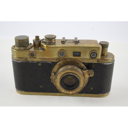 500 - Reproduction Leica / FED Leitz Rangefinder Film Camera Russian Copy Gold