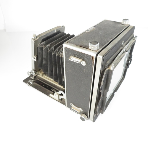 506 - Large format 'Watch The Birdie' SYNCHRO-COMPOR-P Camera with folding bellows and schneider lens