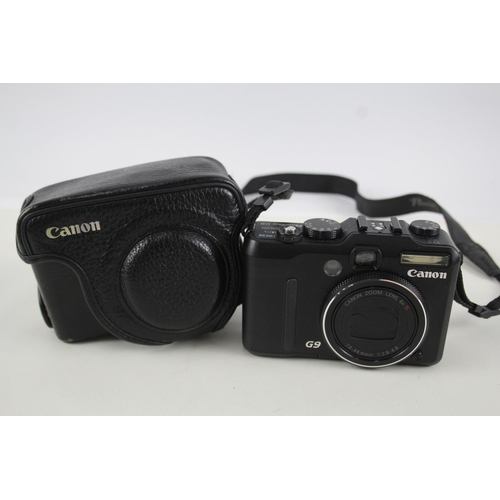 518 - Canon Powershot G9 Digital Compact Camera Working w/ Canon 6x IS Zoom Lens