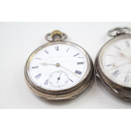 529 - Job Lot Mixed Purity Silver Hand-Wind / Key-Wind Pocket Watches UNTESTED