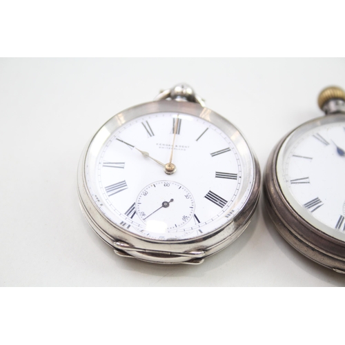 532 - Job Lot Mixed Purity Silver Hand-Wind / Key-Wind Pocket Watches UNTESTED