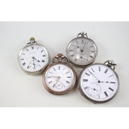 536 - Job Lot Mixed Purity Silver Hand-Wind / Key-Wind Pocket Watches UNTESTED