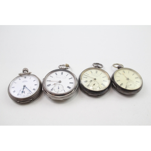 550 - Job Lot Mixed Purity Silver Hand-Wind / Key-Wind Pocket Watches UNTESTED