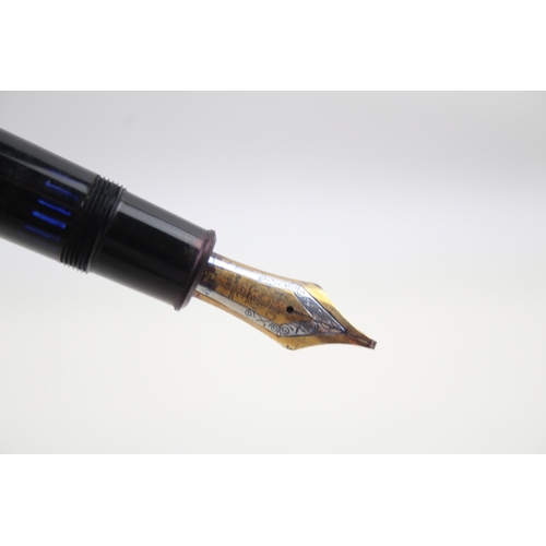 560 - MONTBLANC Meisterstuck No.149 Black Fountain Pen w/ 14ct Gold Nib WRITING