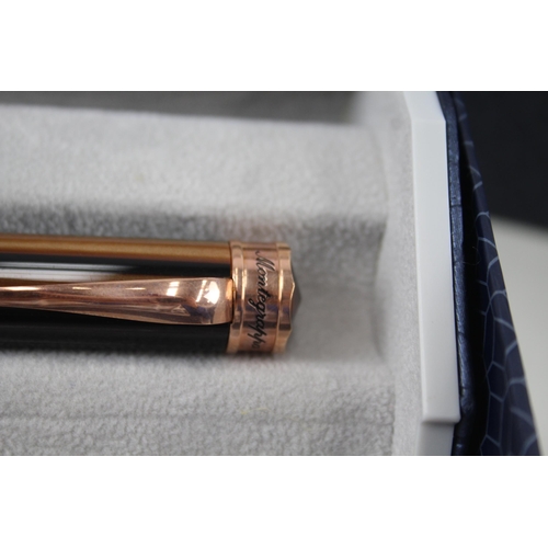 509 - MONTEGRAPPA Ducale Brown Tigers Eye Resin Ballpoint Pen / Biro WRITING Box