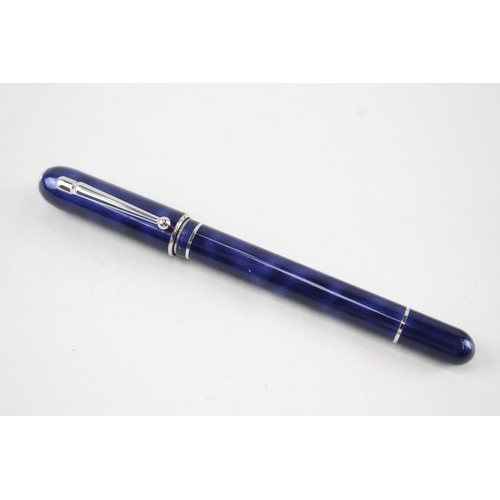 511 - Alfred DUNHILL Blue Lacquer Casing Rollerball Pen - Untested