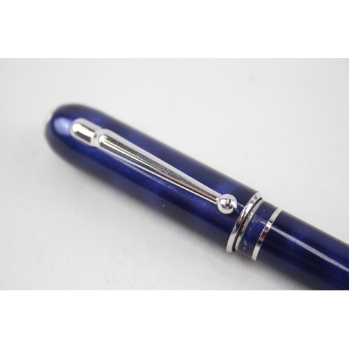 511 - Alfred DUNHILL Blue Lacquer Casing Rollerball Pen - Untested