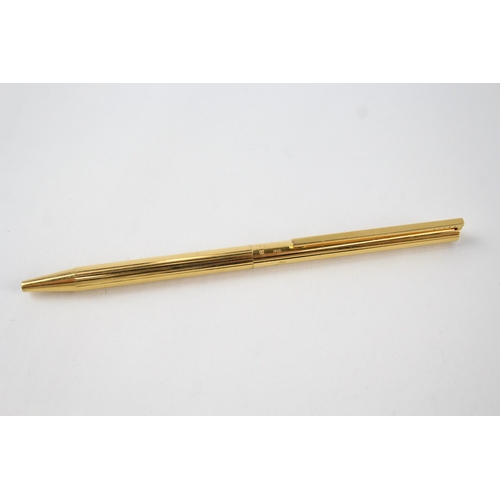 514 - Vintage S.T DUPONT Gold Plated Gold Plated Ballpoint Pen Biro Untested - 5L8B61