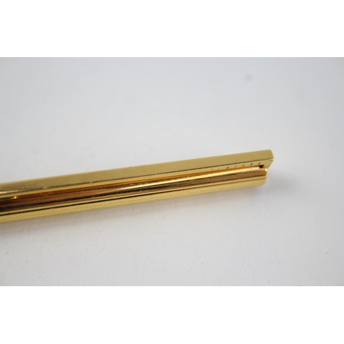 514 - Vintage S.T DUPONT Gold Plated Gold Plated Ballpoint Pen Biro Untested - 5L8B61