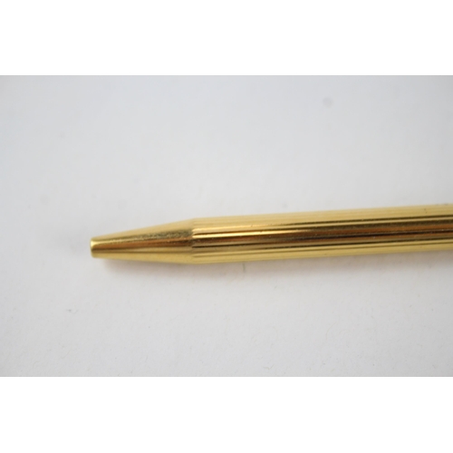 514 - Vintage S.T DUPONT Gold Plated Gold Plated Ballpoint Pen Biro Untested - 5L8B61