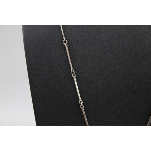 269 - Silver modernist necklace by David Anderson (30g)