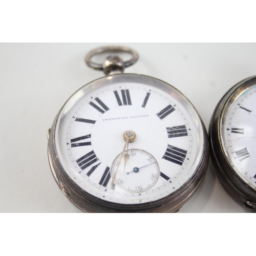 442 - Job Lot Mixed Purity Silver Hand/Key-Wind Pocket Watches UNTESTED