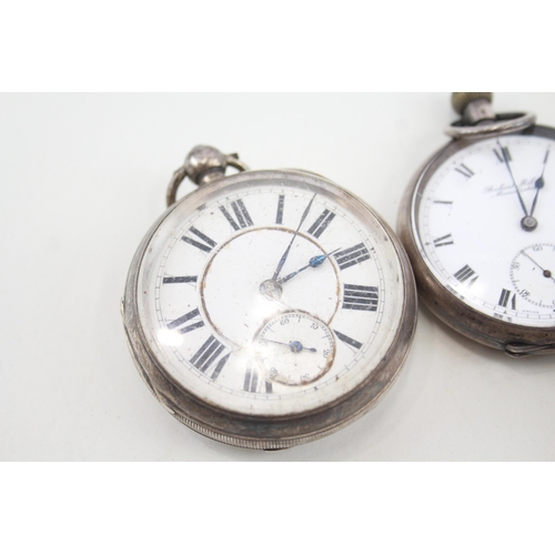 443 - Job Lot Mixed Purity Silver Hand/Key-Wind Pocket Watches UNTESTED