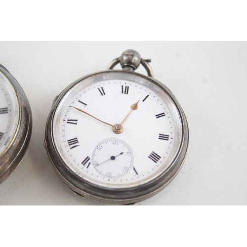 444 - Job Lot Mixed Purity Silver Key-Wind Pocket Watches UNTESTED