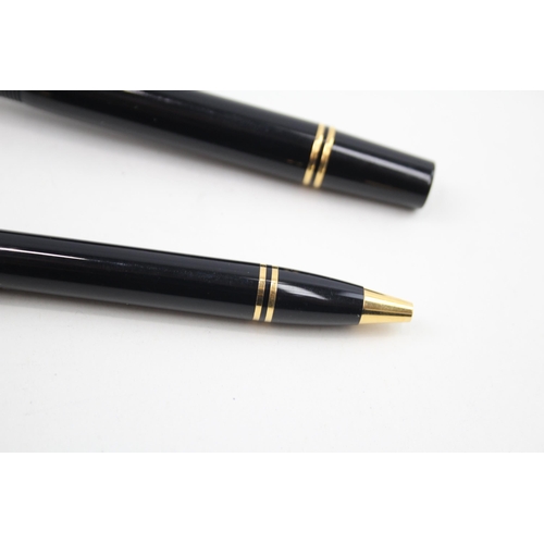 459 - PARKER Duofold Black Lacquer Fountain Pen w/ 18ct Gold Nib WRITING