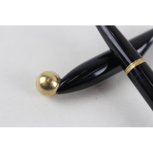 488 - Vintage PARKER 51 Black Signature Presentation Fountain Pen w/14ct Nib WRITING