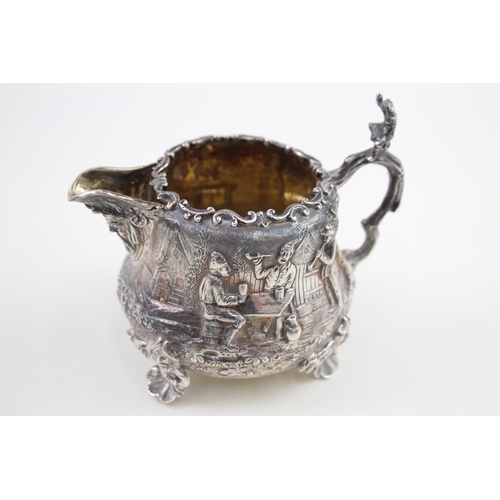 342 - Victorian .925 sterling figural cream jug