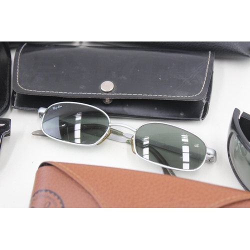 373 - 6 x Designer RayBan Sunglasses W/ Cases