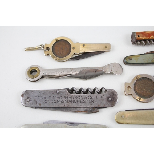 384 - 15 x Vintage Assorted  Mini Pocket KNIVES