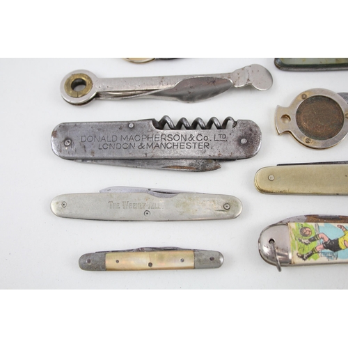 384 - 15 x Vintage Assorted  Mini Pocket KNIVES