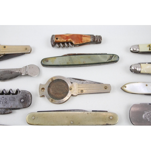 384 - 15 x Vintage Assorted  Mini Pocket KNIVES