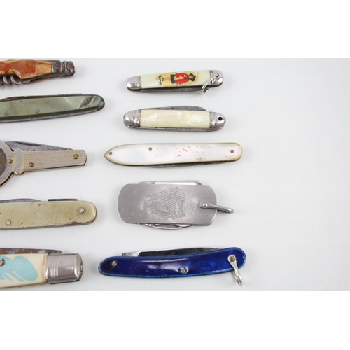 384 - 15 x Vintage Assorted  Mini Pocket KNIVES