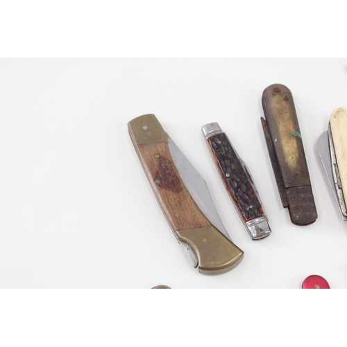 385 - 15 x Vintage Assorted Pocket KNIVES