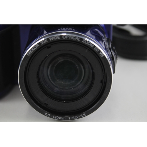 409 - Nikon Coolpix L820 Digital Bridge Camera Working w/ Nikkor 30x Wide Zoom Lens