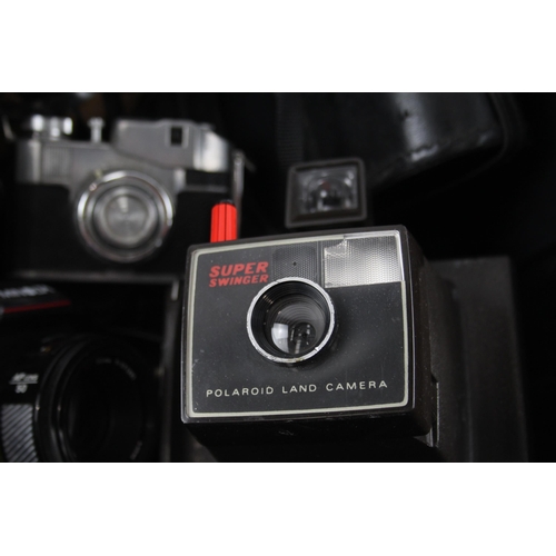 410 - Assorted Vintage Cameras Inc. SLRs, DSLRs, Lenses, Digital Bridges Etc. Job Lot