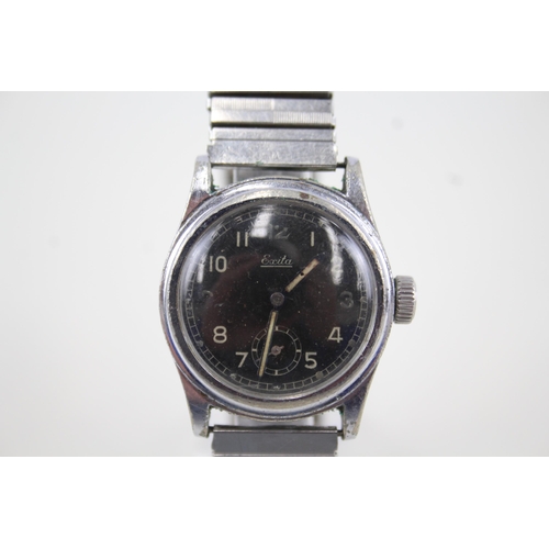 426 - Exita RLM German Luftwaffe Watch Hand-Wind  - WATCH RUNS