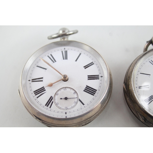 430 - Job Lot Mixed Purity Silver Key-Wind Pocket Watches UNTESTED