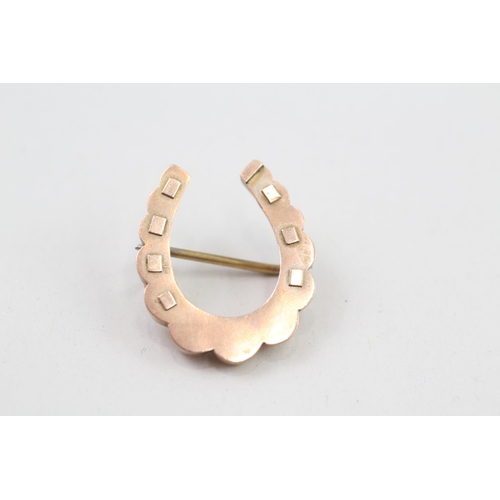 134 - 9ct rose gold antique 